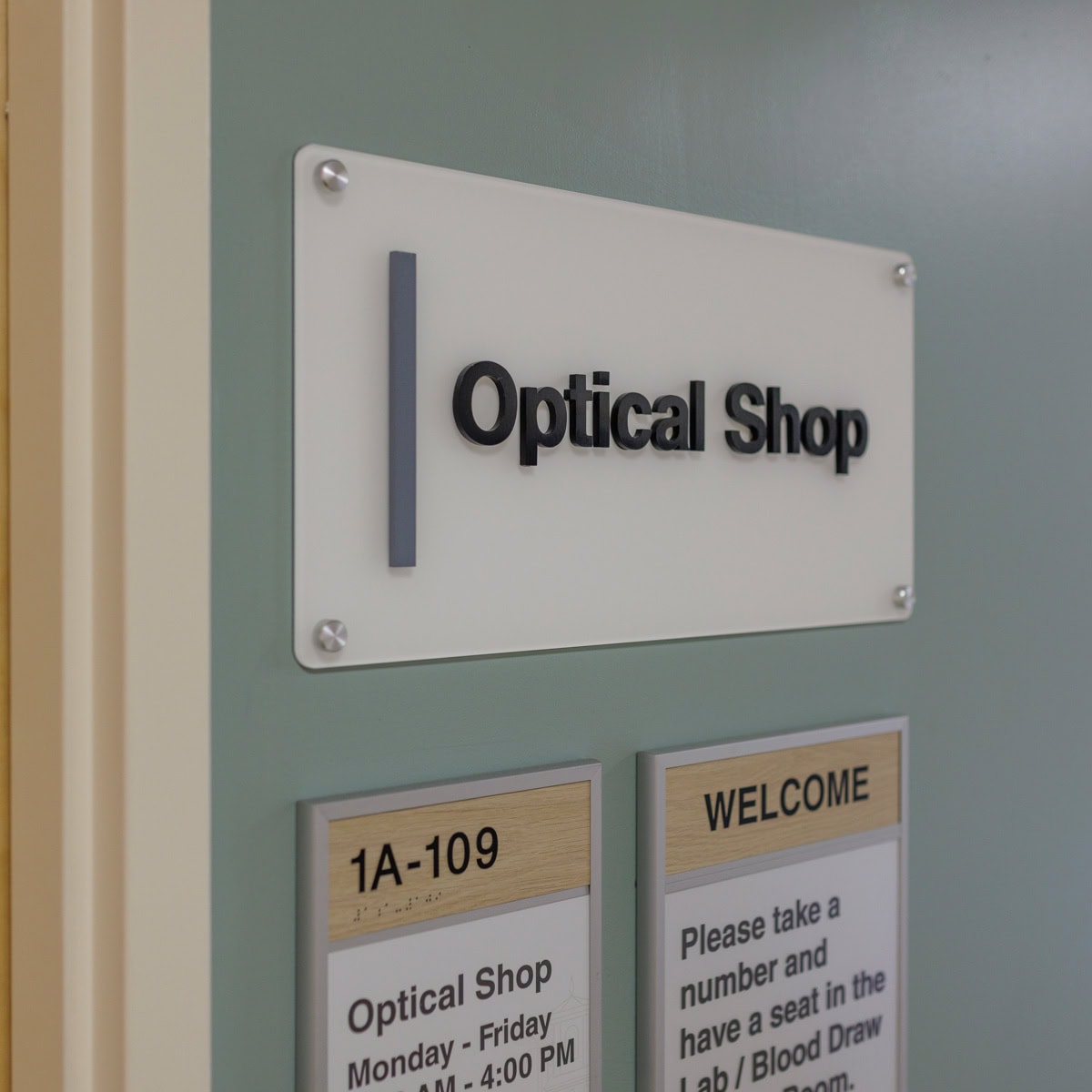 Department Identification Signage at VA Bay Pines