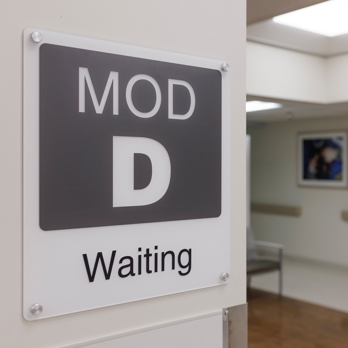 Waiting Area Sign at VA Bay Pines