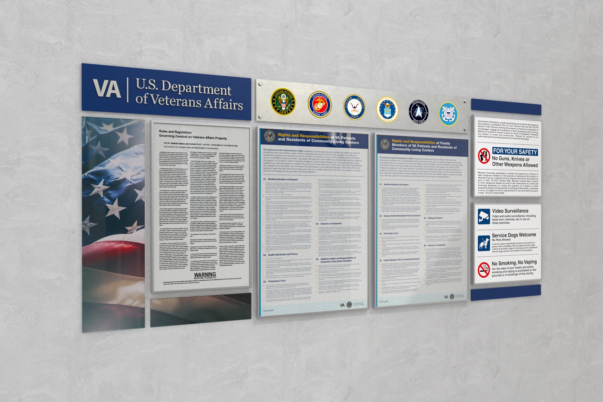 VA Mandatory Policy Mosaic Layout