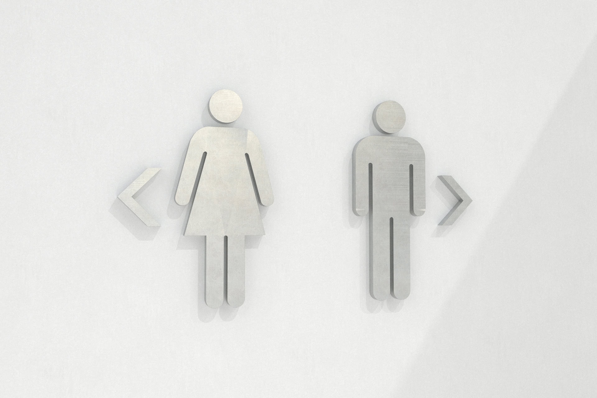 Dimentia-friendly restroom super icons
